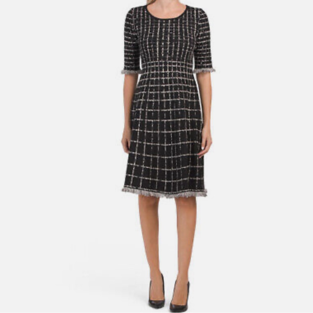 Taylor Women's Sweaterdress Black Size Small - Picture 6 of 9